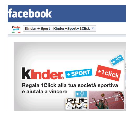 Kinder sostiene lo sport coinvolgendo i social network