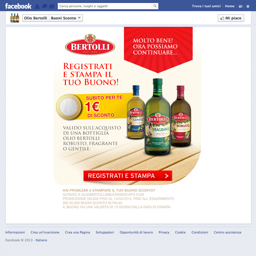 Carapelli rende virale il brand Bertolli