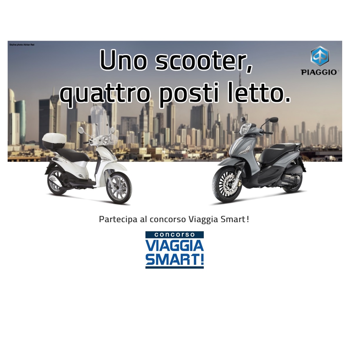 Piaggio regala soggiorni Airbnb