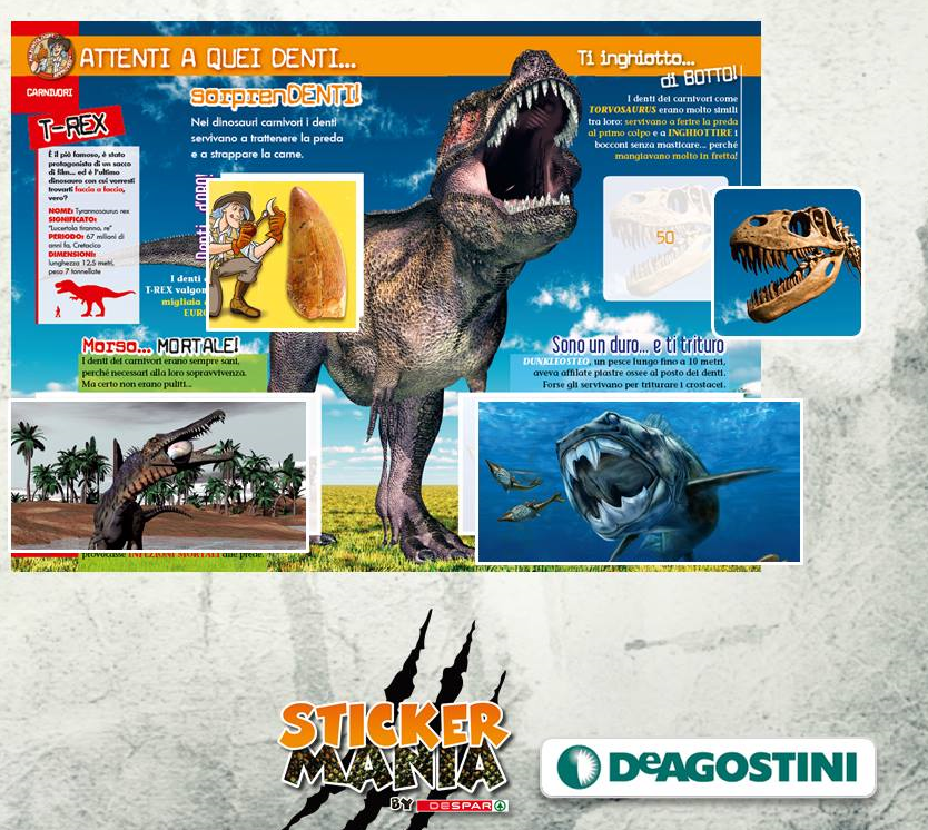 I dinosauri protagonisti della promozione Despar