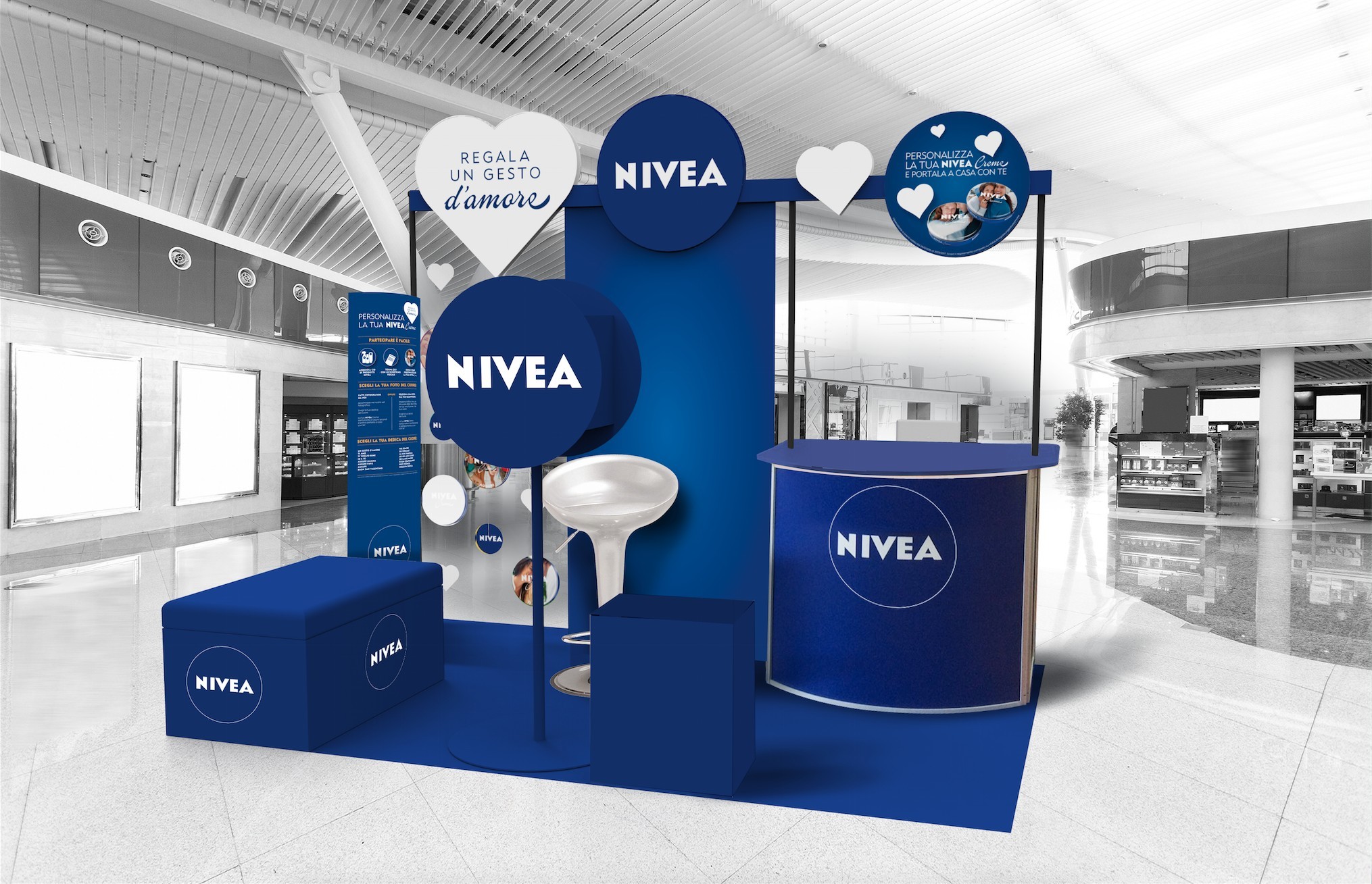 L’operazione a premio di Nivea coinvolge dentro e fuori il negozio