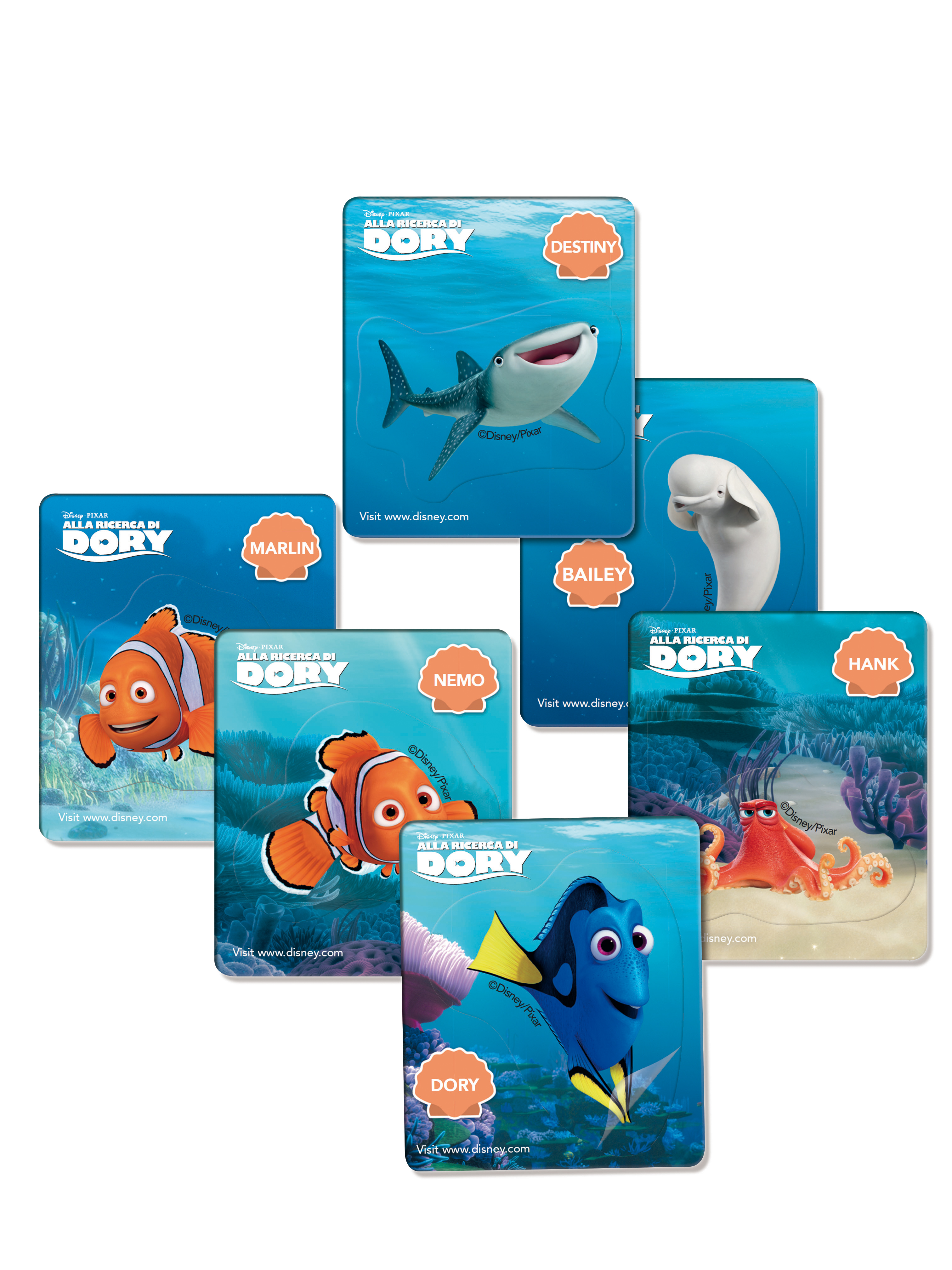 Kristallstick, la card attacca-stacca per la promo “Alla ricerca di Dory”