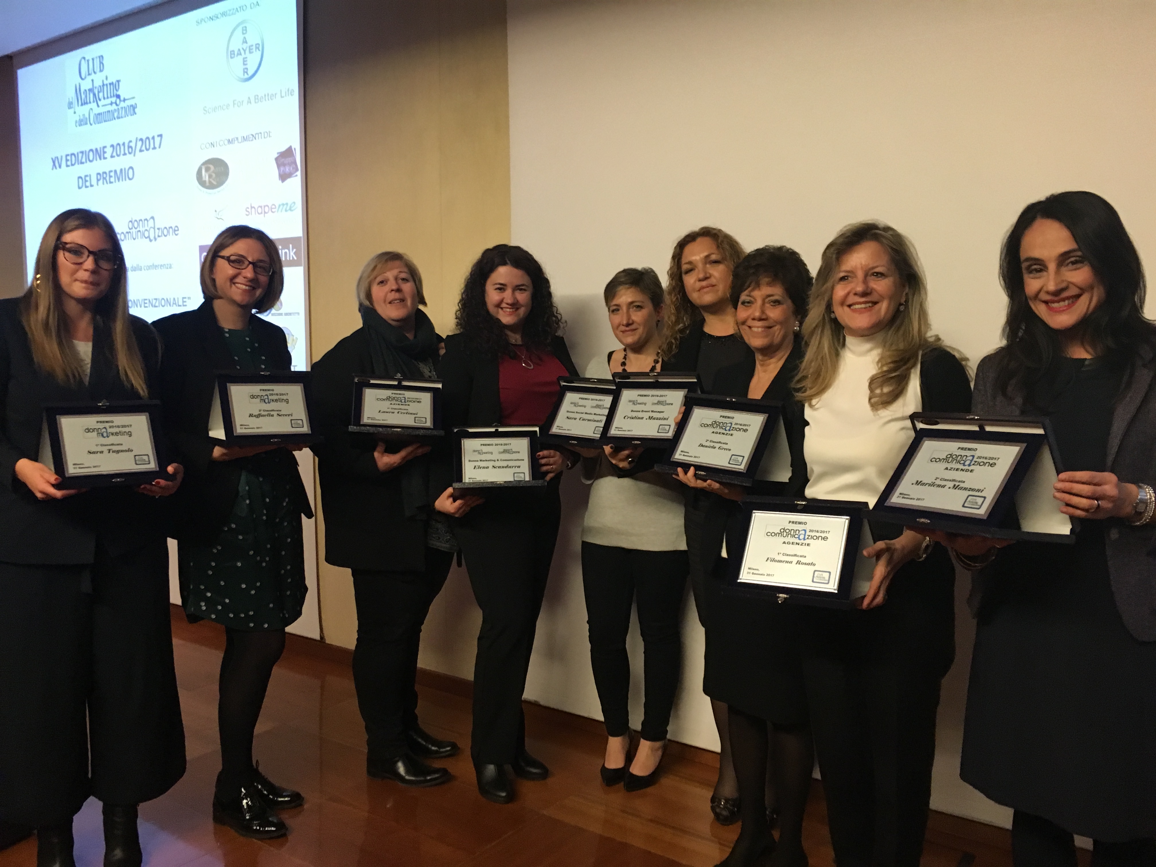 Premiate le migliori manager della mar-com