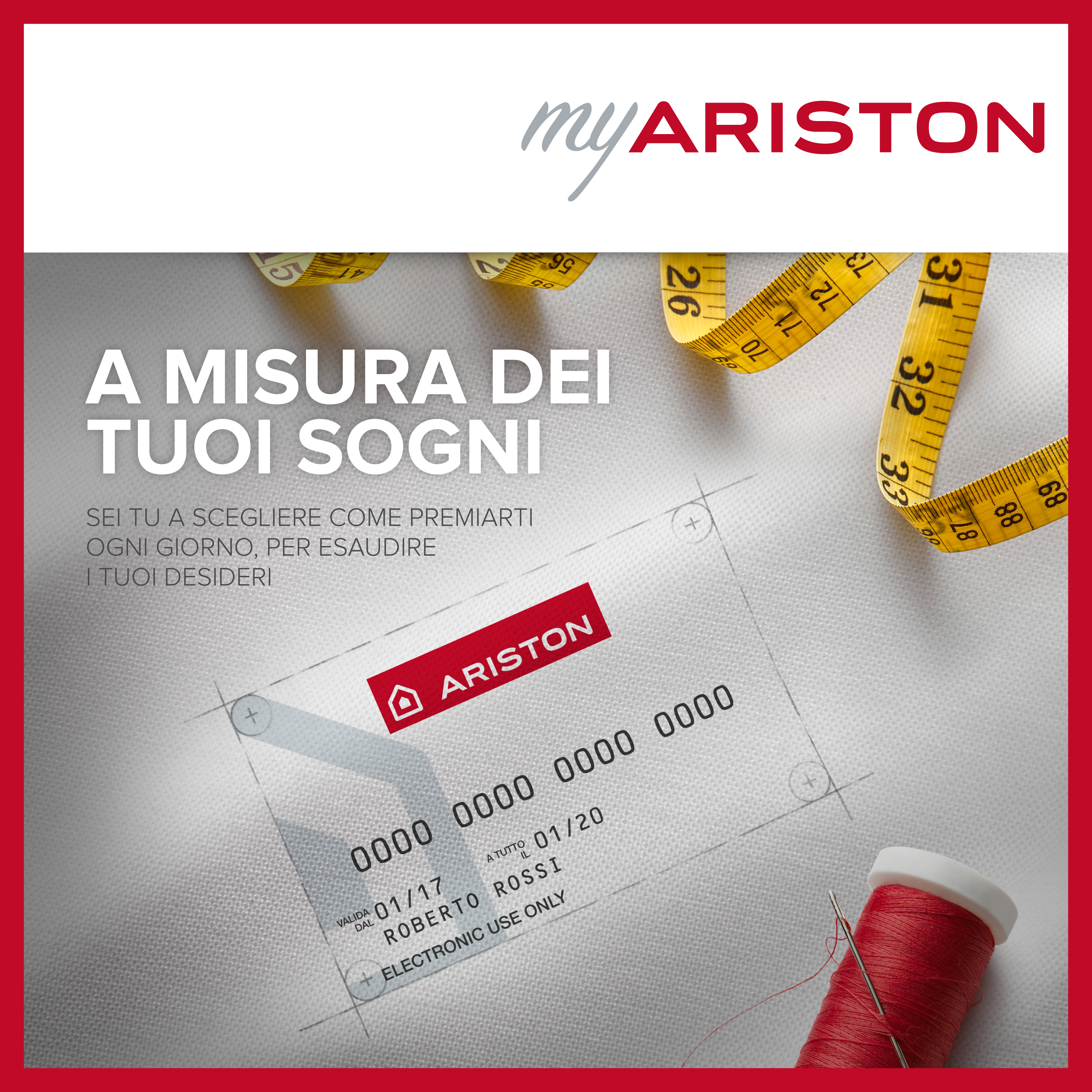 Con Ariston Card è il professionista a decidere come premiarsi