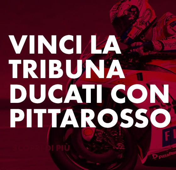 Pittarosso fa vincere la tribuna Ducati con un contest su Instagram