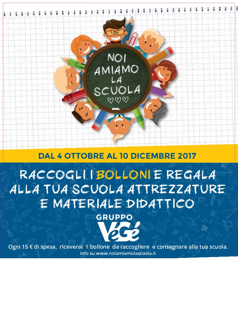 Gruppo Végé promuove un’iniziativa nazionale  a favore della scuola