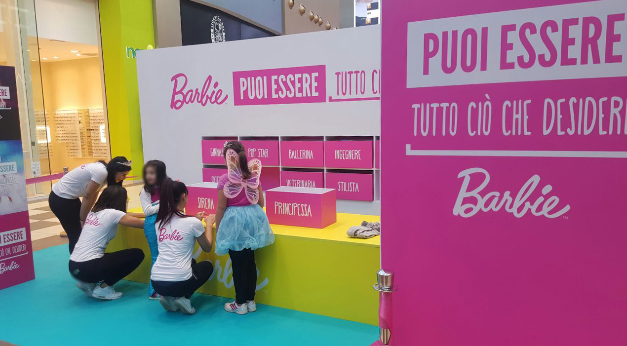 Barbie coinvolge le bambine con un tour di eventi a cura di Wui