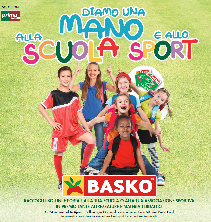 Il progetto di Basko coinvolge a favore della formazione dei ragazzi