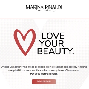 “Love Your Beauty” con Marina Rinaldi