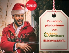 Natale con Coca-Cola per sostenere Banco Alimentare
