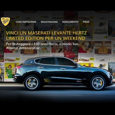 Hertz premia con un weekend in Maserati Levante