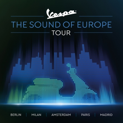 Vespa in tour per l’Europa con musica e test ride