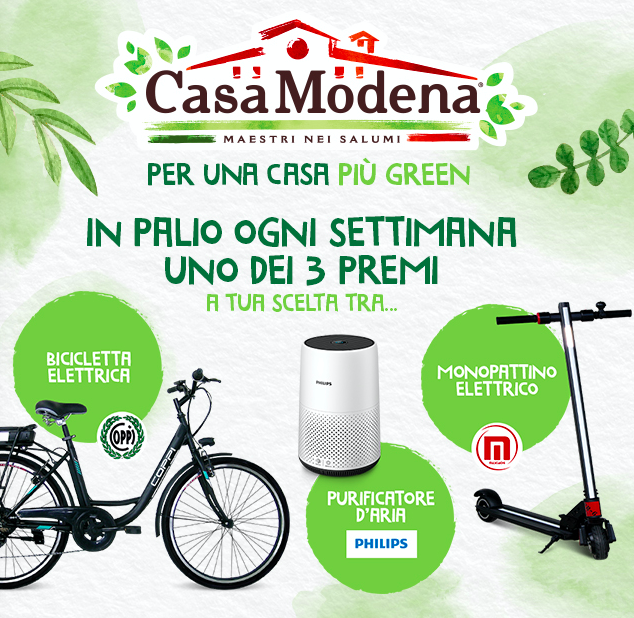 Casa Modena punta sul green con un concorso e i nuovi ecopack