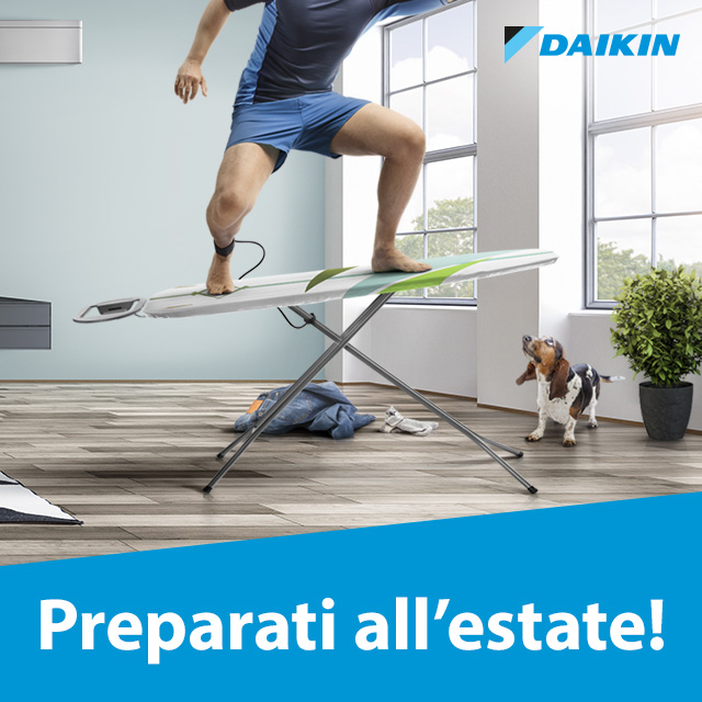 Con Daikin tira aria di divertimento