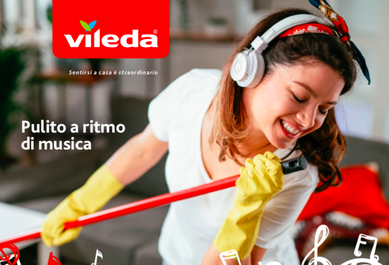 Vileda invita a pulire divertendosi a suon di musica