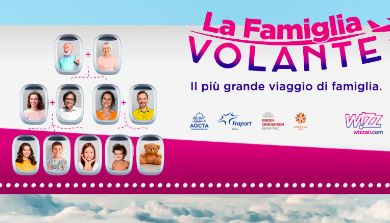 Wizz Air fa volare le famiglie