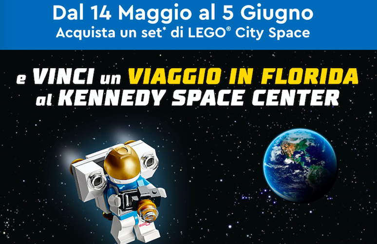 Lego porta i bambini in “Missione spaziale”
