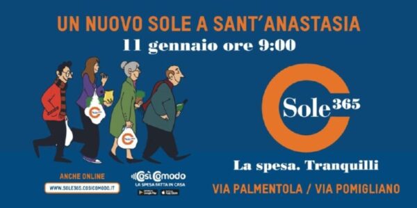 Sole365 apre un nuovo supermercato a Sant’Anastasia (Na)