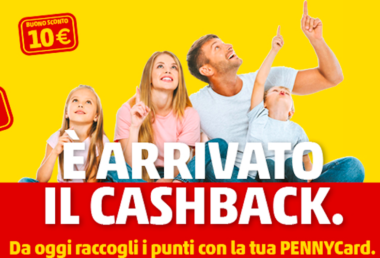 Penny lancia la nuova raccolta punti “Cashback”