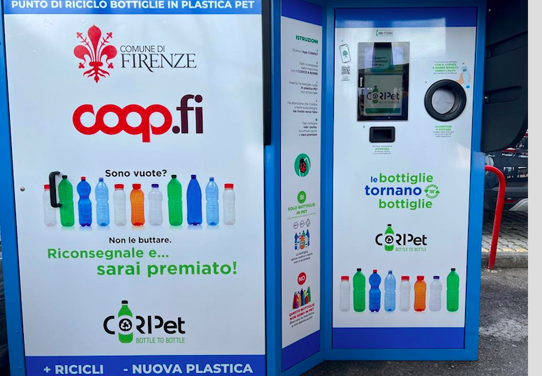 A Coop.fi di Gavinana parte la raccolta di bottiglie in pet