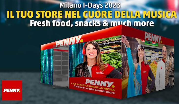 Penny agli I-Days Milano Coca-Cola con un temporary store