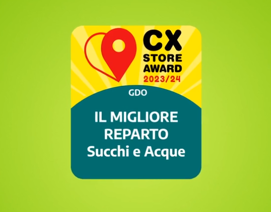 CX Store Award 2023/24 a Tosano_Il Migliore Reparto Succhi e Acque