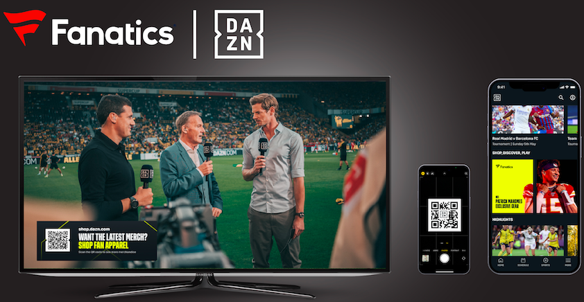 Dazn e Fanatics partner per migliorare l’experience degli appassionati di sport