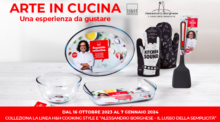 Sisa porta l’arte in cucina con lo chef Alessandro Borghese