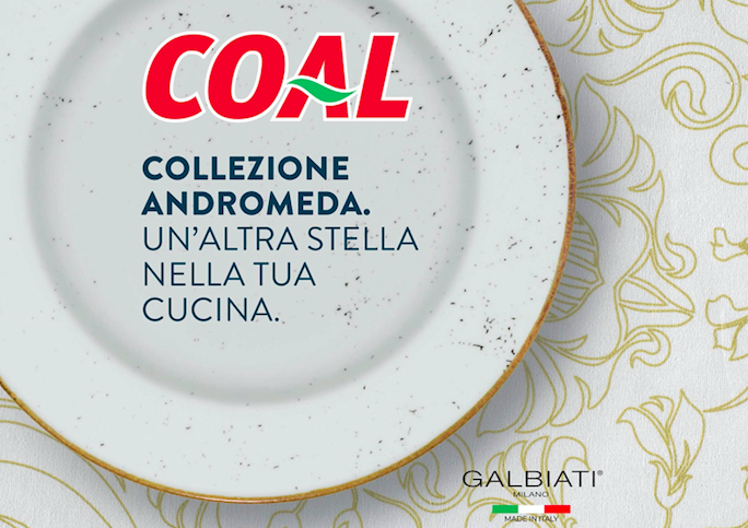 Coal porta in tavola l’eleganza di Galbiati Milano