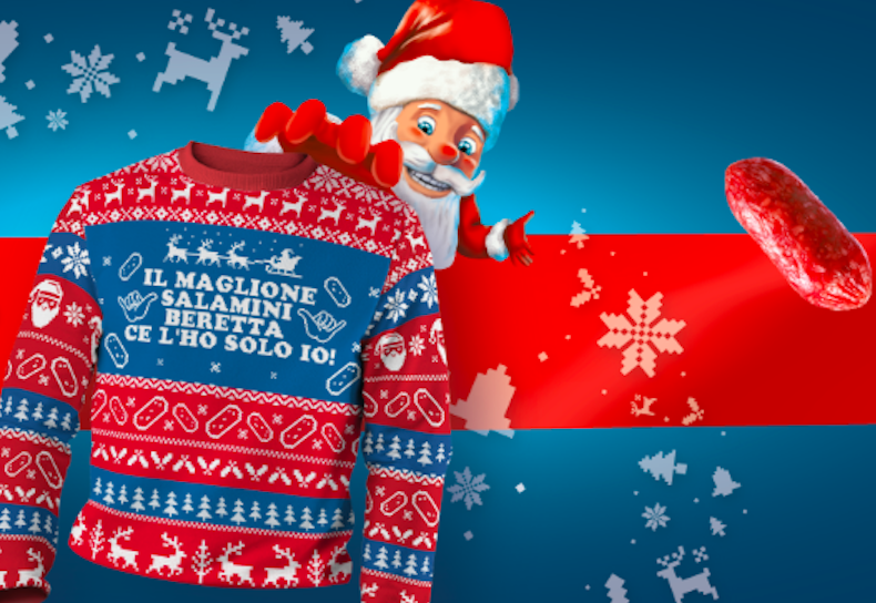 Salamini Beretta festeggia il “Christmas jumper day” con un contest