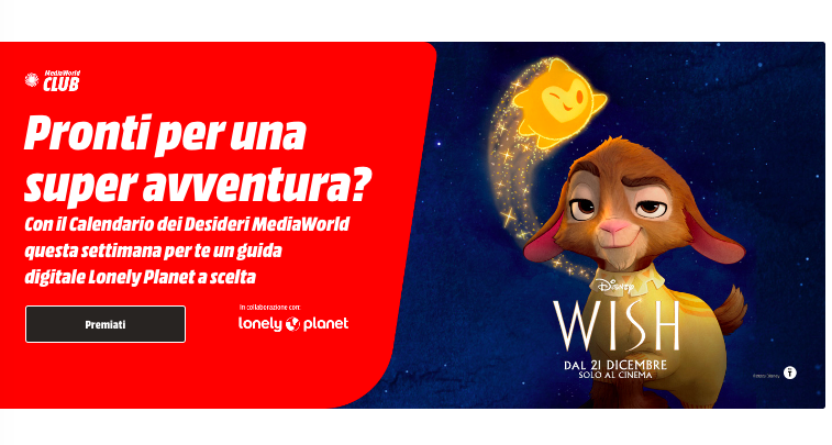 Il concorso di Mediaworld e Disney trasforma i “vorrei” in realtà