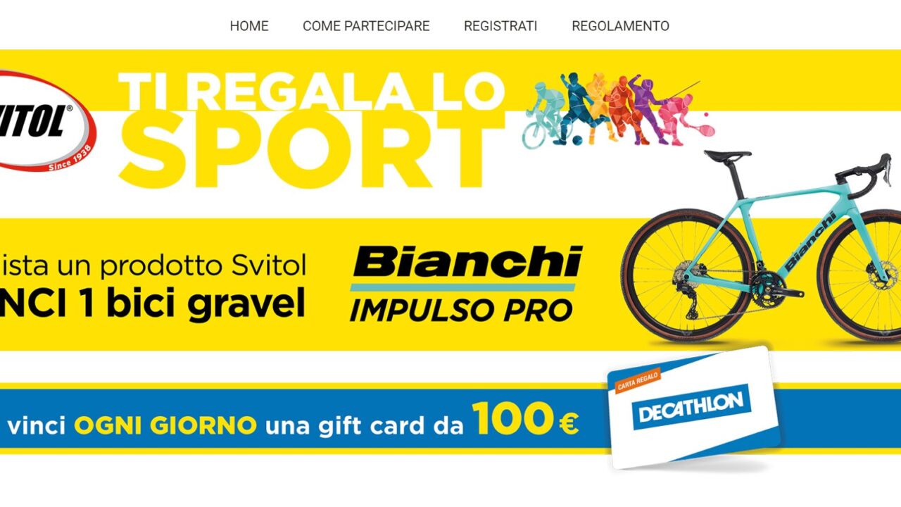 Svitol aiuta a fare sport con un concorso