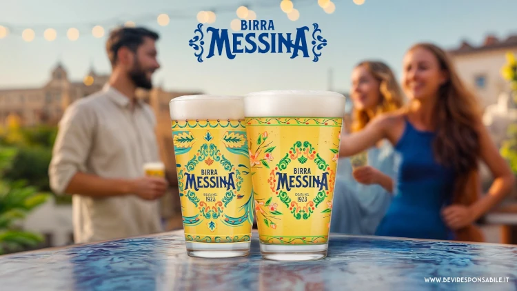 Birra Messina regala due bicchieri in edizione limitata per celebrare la Sicilia