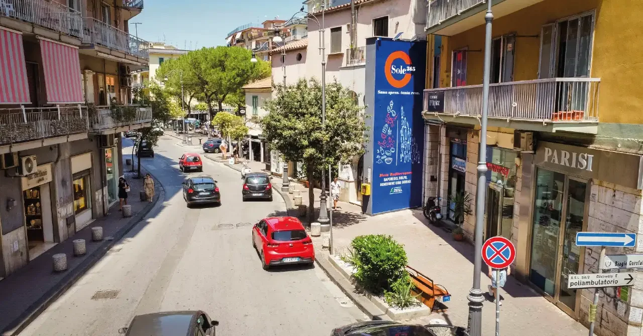 Sole365 inaugura a Salerno un murale mangia smog
