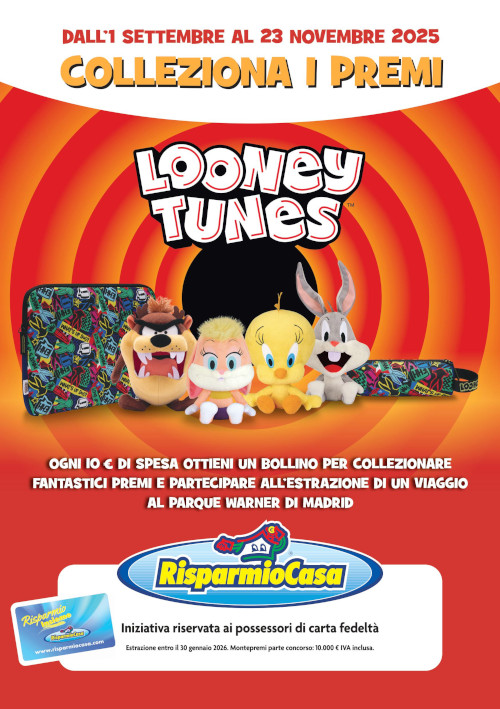 Da Risparmio Casa arrivano i Looney Tunes