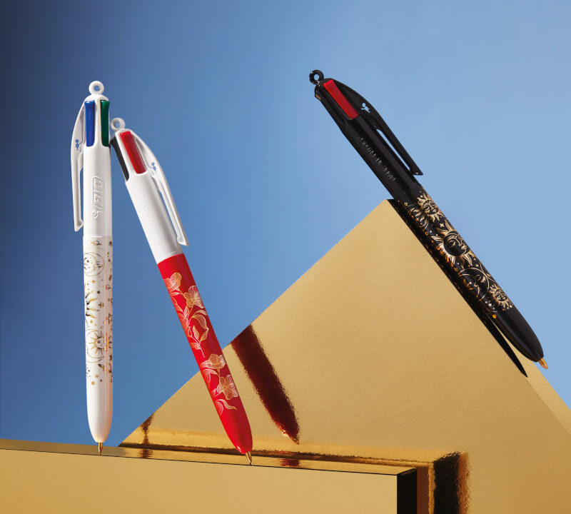 BIC® 4 Colours® Metallic Foil – Eleganza iconica in versione metallica