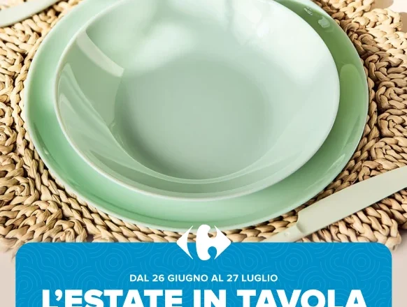 Carrefour conquista i clienti con i piatti in opale colorato Luminarc