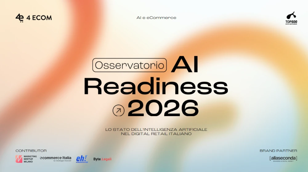 Intelligenza artificiale nel digital retail, adozione diffusa, maturità ancora limitata
