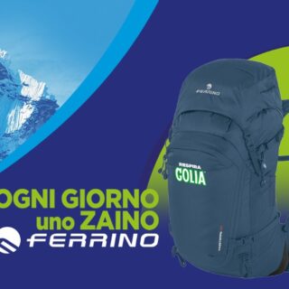 Concorso Golia Activ Plus ooh 2026, in palio zaini Ferrino personalizzati