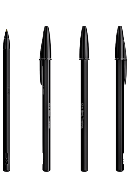 BIC® Cristal® Re’New™ Black: il leggendario Cristal®, ora in una finitura premium nero lucido