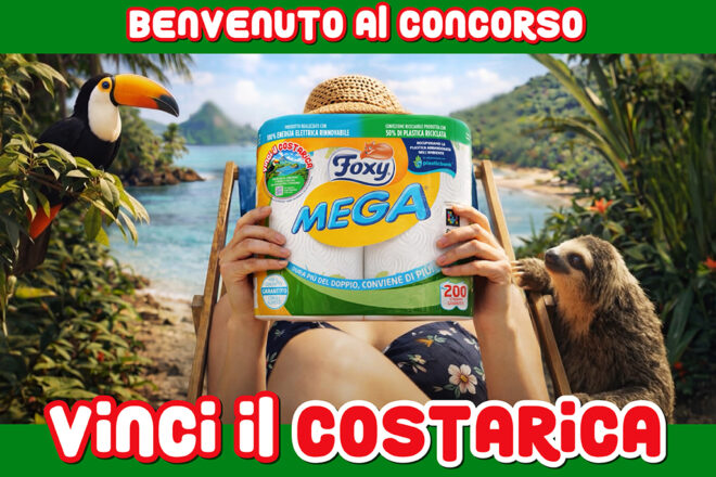 Foxy, il concorso “Vinci il Costa Rica” unisce engagement e valori di marca