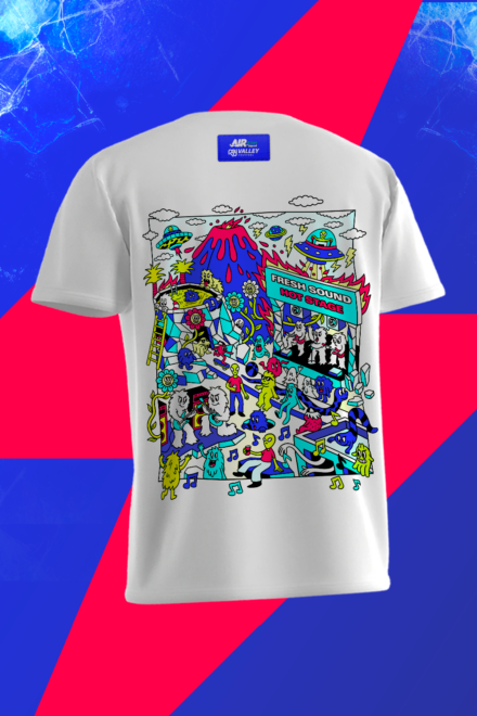 T-shirt autografate con il concorso Air Action Vigorsol per il Red Valley Festival