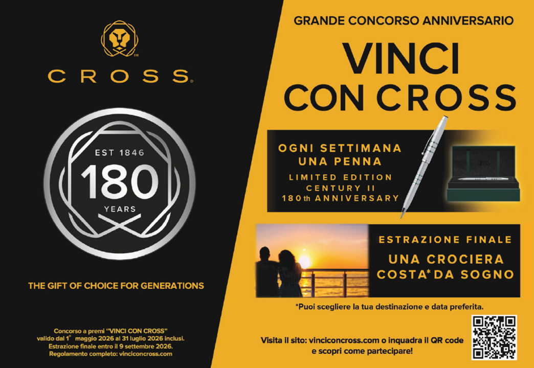 Cross celebra 180 anni con un concorso premium tra heritage e collezionismo