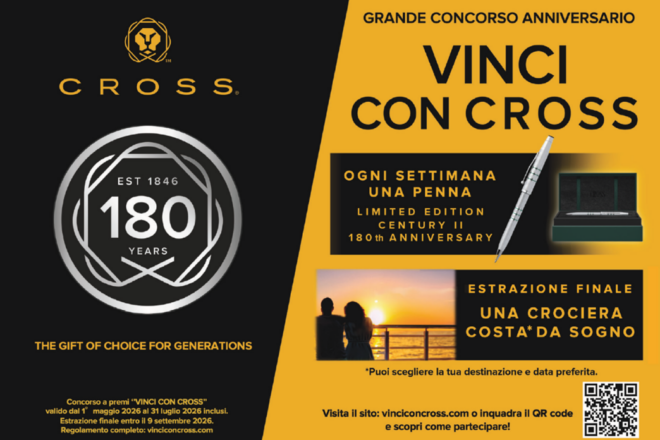 Cross celebra 180 anni con un concorso premium tra heritage e collezionismo