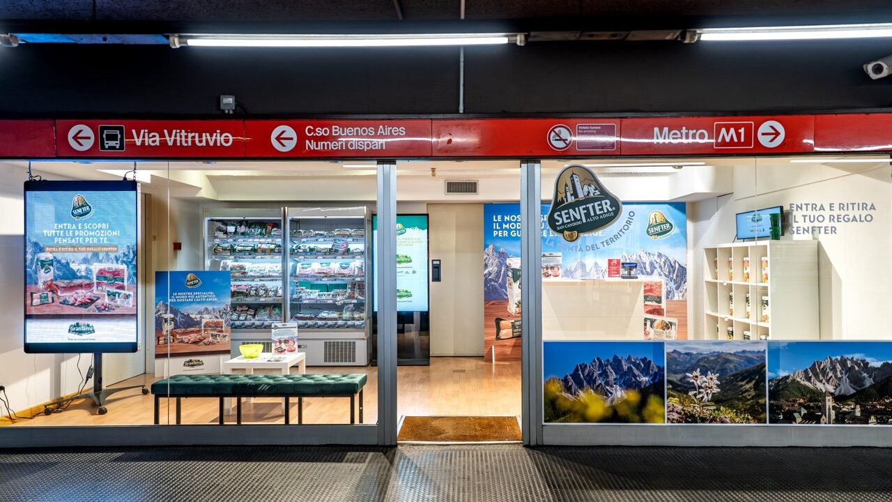 GranTerre porta Senfter nella metro di Milano, con ReStore il retail diventa esperienza urbana