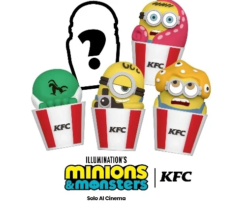 Kfc e Minions, il licensing diventa esperienza tra menu, gadget e cinema