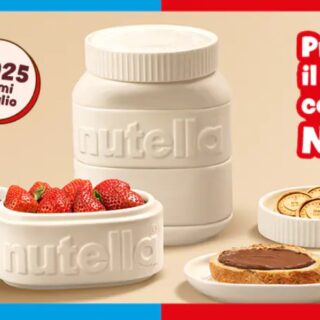 Ferrero, per il concorso estivo in palio il set colazione Nutella
