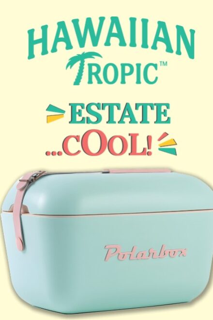 Hawaiian Tropic attiva “Estate Cool”, Polarbox vintage in palio