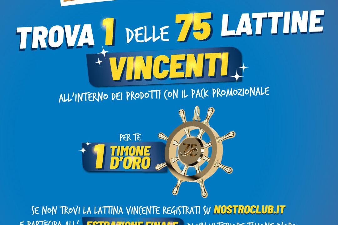 Nostromo celebra 75 anni, timoni d’oro, Gardaland e buoni premio al centro della strategia di engagement
