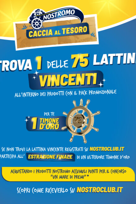 Nostromo celebra 75 anni, timoni d’oro, Gardaland e buoni premio al centro della strategia di engagement